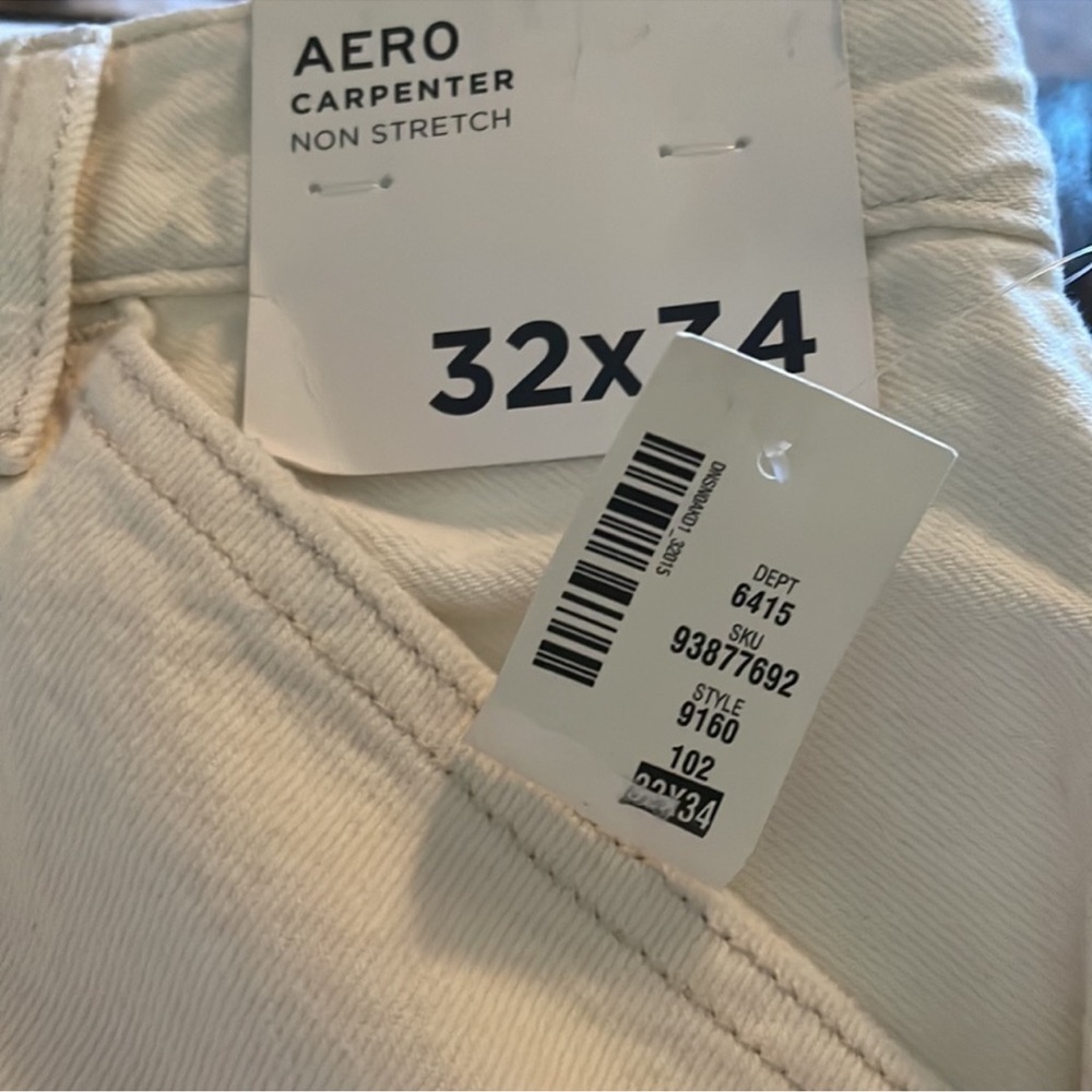 Men's White Carpenter Jeans - Picture 5 of 5